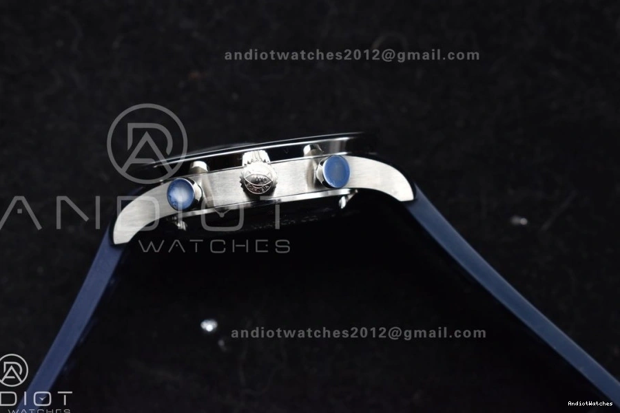 Strap 1011 Blue Chrono Dial A IW3716 Portuguese Best on White WeatherProof 1:1 Edition Z+F Blue Rubber 0111